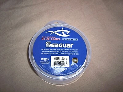 Seaguar Fishing Line Blue Label 20 Lb. Test Fluorocarbon Fishing Line 25 Yards - Image 1 of 4
