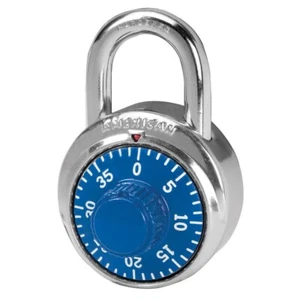 American Combination Lock Padlock 400HC Master Lock Made Locker Work School - Picture 1 of 3
