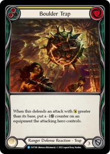 Boulder Trap (Yellow) rare Outsiders Flesh and blood Tcg NM - Picture 1 of 1