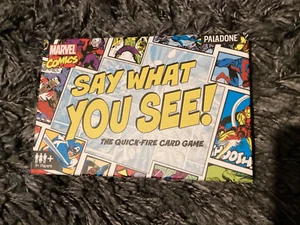 Nuevo juego de cartas Paladone Marvel Comics SayWhatYou See - Quickfire Catchpbrase - Imagen 1 de 3