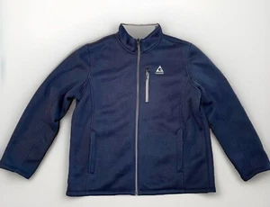 Herren Gerry Heavy Struktur Waffelstrick Jacke, Fleece gefüttert, Full Zip, Navy XXL - Bild 1 von 9