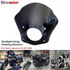 Front Fairing w/ Bracket Mount For Harley Sportster Iron 883 XL883N Super Low XL