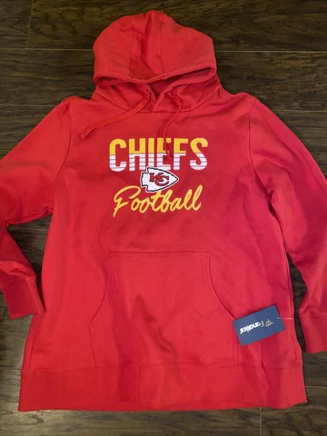 New FANATICS Sweatshirt Hoodie 3XL KANSAS CITY FOOTBALL CHIEFS Cover