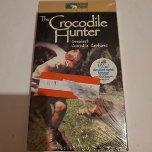 THE CROCODILE HUNTER GREATEST CROCODILE CAPTURES - VHS 1999 ANIMAL PLANET SEALED - Picture 1 of 8