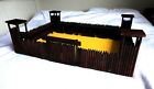 Vintage Wooden Toy Fort with Working Gates - Craftsman Made - High Quality