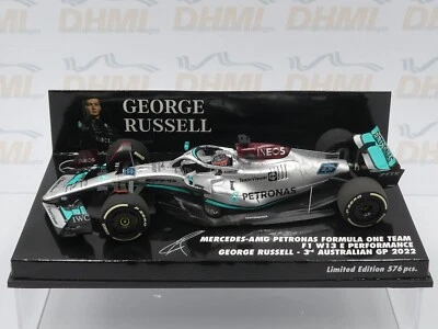 Minichamps 1:43 George Russell Mercedes W13 Australian GP F1 2022 NEW 417220363 - Image 1 of 4