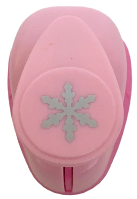 The Paper Studio Paper Punch Snowflake Craft Winter Christmas Holiday Card 1/2" - Image 1 of 4