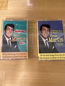 Dean Martin Volume 1 And 2 All The Best Hits Cassettes - Picture 1 of 5