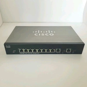 Cisco SF302-08PP-K9 V02 8-Port 10/100 PoE + Managed Switch *NO ADAPTER* - Picture 1 of 6
