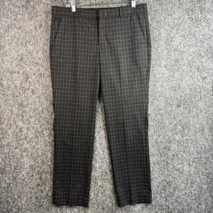 Pantalones de vestir Banana Republic Ryan a cuadros para mujer talla 10 pantalones elásticos ventana - Imagen 1 de 10