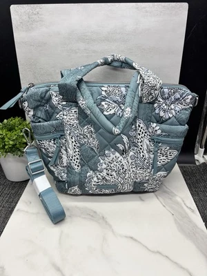 Vera Bradley Multi Strap Tote Tiger Lily Blue Oar NWT - image 1 of 4