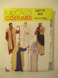 McCall's Costumes Pattern 8435 Christmas Pageant Size X-Small (30.5 31.5) Uncut - Picture 1 of 17