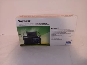 Radio multibanda de alerta meteorológica solar y manivela Kaito Voyager, KA500IP - Imagen 1 de 10