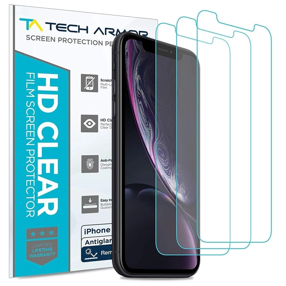 Tech Armor Matte Anti-Glare Film Screen Protector for Apple iPhone 11 [3- Pack] - Image 1 of 4