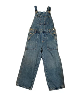 Jeans Genuinos Niños de Oshkosh Talla 5T Niño Pequeño Azul Denim Estilo Carga Foto 1 de 4