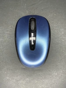 MICROSOFT Wireless Mobile Mouse 4000 Model 1383 Blue Tested Working W/Receiver - Picture 1 of 7