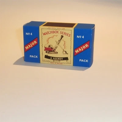 Matchbox Major Pack 4 a Ruston Bucyrus Excavator C Style Repro Box - Image 1 of 4