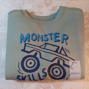 Garanimals Boys Fleece Sweatshirt Size 5T Long Sleeve Top - Picture 1 of 3