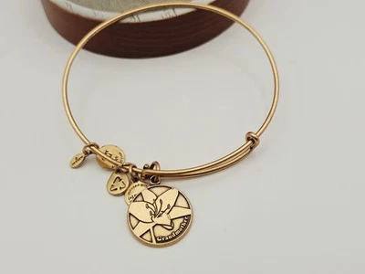 Alex and Ani Gold  "Love You Grandmother "  Charm Bangle Bracelet ✨️  - Image 1 of 4