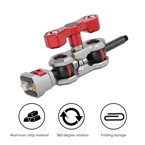 360° Rotation Articulating Arm Double Ball Head Adjustable Articulating Arm NEW - Afbeelding 1 van 12