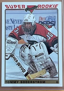 1993-94 Topps Premier 122 Philadelphia Flyers Tommy Soderstrom - Picture 1 of 2