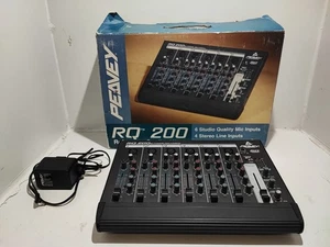 Working Peavey RQ 200 6 Channel Mini Console Mixer with Power Supply Boxed - Picture 1 of 11