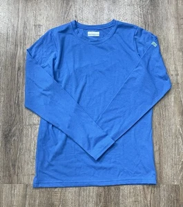 Columbia Youth PFG Long Sleeve Fishing Graphic Tee Shirt Blue Sz XL - Picture 1 of 3