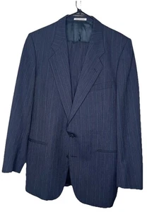 Traje Yves Saint Laurent YSL Vintage 2 Piezas Para Hombre 44L + Pantalón 34x30 Hecho en Francia - Imagen 1 de 24