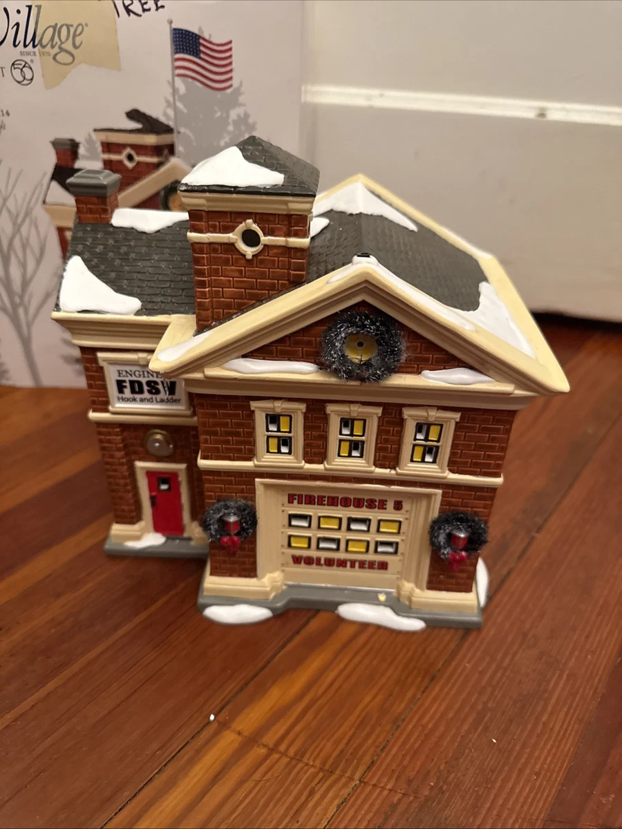 Dept 56 Firehouse In Department 56 Dickens Village Buildings for