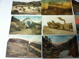 36 Vintage Postcards of Trains - Picture 1 of 8