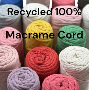 SALE SALE SALE SingleTwisted Cotton Cord String Rope Craft Sewing Macrame DIY - Picture 1 of 27