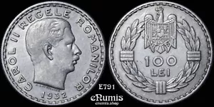 RUMANÍA, Carol II, 100 Lei 1932, XF - Imagen 1 de 4