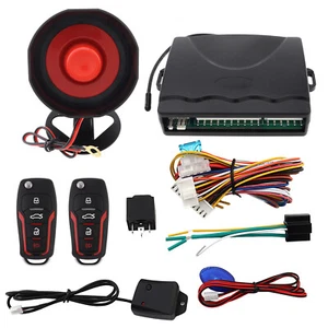 Universal 12V Auto Car Alarm Keyless Entry System Security Device Burglar Alarms - Picture 1 of 11
