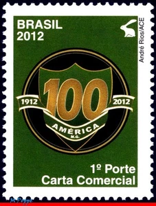 3216 BRAZIL 2012 CENT. AMERICA SPORT, FAMOUS CLUBS, SOCCER FOOTBALL, C-3187, MNH - Picture 1 of 2