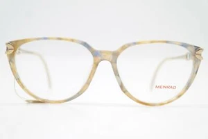 Vintage Menrad 282 Multicolored Gold Blue Oval Eyeglass Frame - Picture 1 of 6