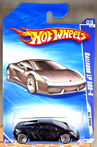 2010 Hot Wheels #121 All Stars 3/10 Lamborghini GALLARDO LP 560-4 Black Variant