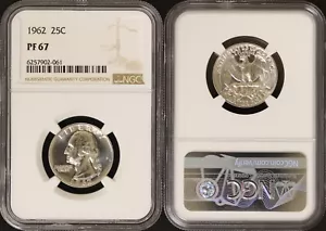 1962 Proof Washington Quarter - NGC PF67 - Picture 1 of 3