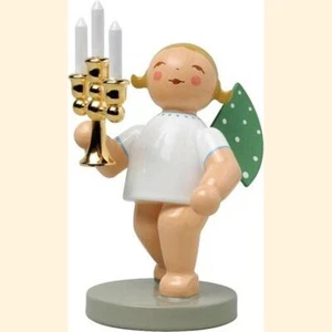 Wendt & Kühn Goldedition N°4 Lichterbote Engel mit Leuchter 650/117, blond/braun - Bild 1 von 5
