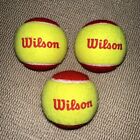 Lot of  3 Wilson Youth Kids Soft Starter Tennis Balls