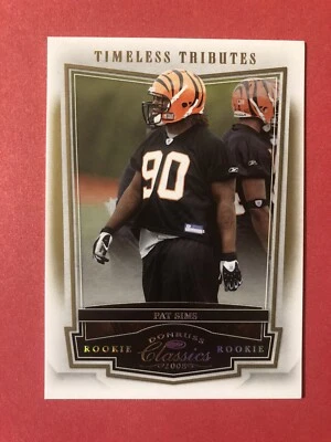 2008 Donruss Classics Pat Sims #159 Timeless Tributes Serial #’d 37/50 - Bengals - Image 1 of 2