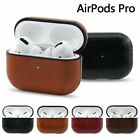For Apple AirPod Pro  Cover Hard Case Leather With Anti Lost Keychain Holder