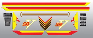 1982 YAMAHA SRV540 SRV 540 DECAL GRAPHIC KIT LIKE NOS - Picture 1 of 1