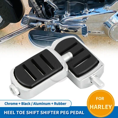 Heel Toe Shift Shifter Pegs Pedal For Harley Fat Boy Softail Sportster 1200 883 - Image 1 of 4