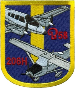 URUGUAYAN AIR FORCE - LIASON SQUADRON AIRCRAFT PATCH - Picture 1 of 1
