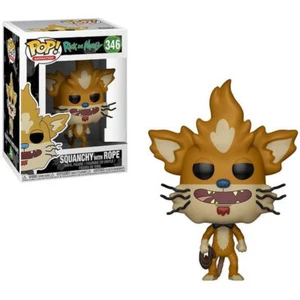 Funko Pop Animation 346 Rick and Morty 27020 Squanchy with Rope - Picture 1 of 1