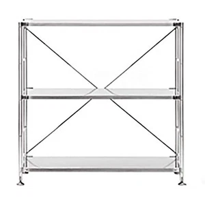 Muji Stainless steel unit shelf & stainless steel shelf set Wide Small New - Picture 1 of 2