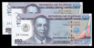 1 PC ONLY - 2012 Philippine Overprint Grand Lodge of Free Accepted Masons Note - Picture 1 of 2