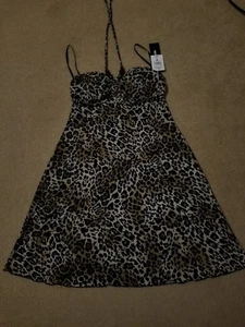 Nuevo con etiquetas My Michelle Estampado de Animales Soporte de Cuentas de Madera Talla M Junior - Imagen 1 de 3