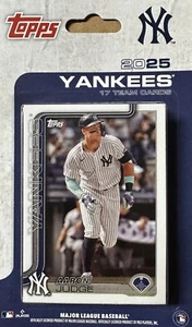 New York Yankees 2025 Topps Factory Sealed Team Set Aaron Judge Rice Rookie Plus - Bild 1 von 2