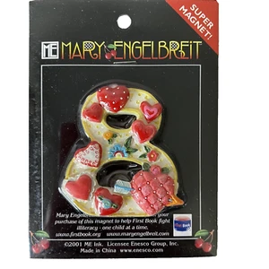 Maria Engelbreit Super Magnet Zahl Acht (8) Neu in versiegelter Verpackung - Bild 1 von 1